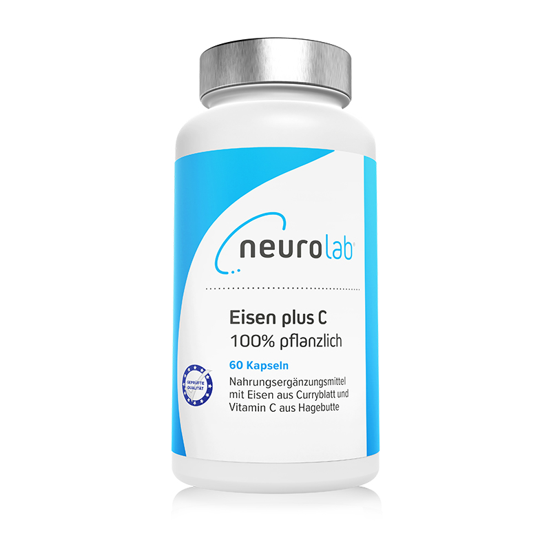 Eisen plus C - 100% pflanzlich - Nahrungsergänzungsmittel - Produktbild